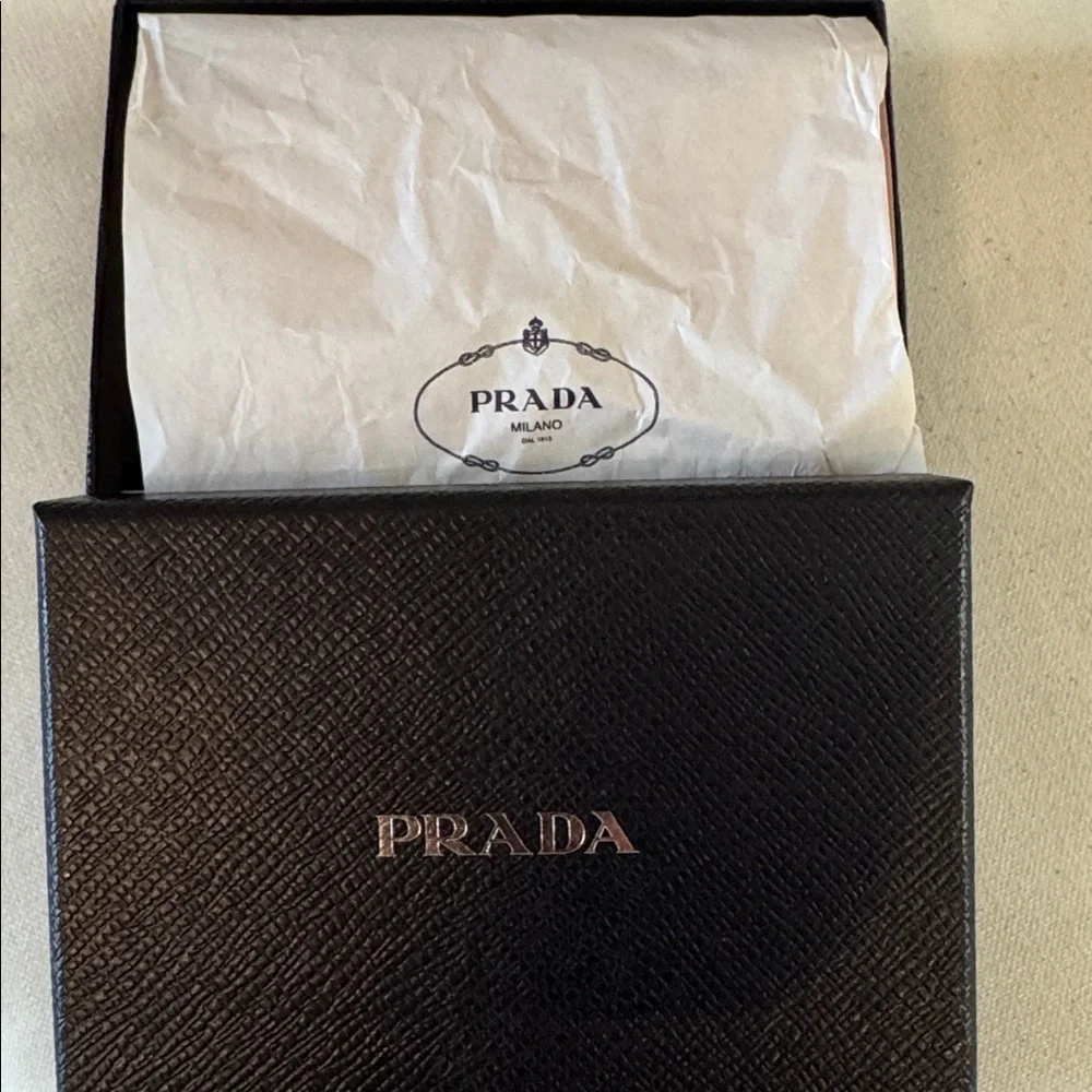 Prada Pink Saffiano Leather Wallet